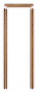 XL Solid Timber Core Oak Door Lining (single door)